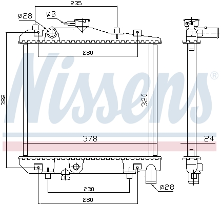 Nissens Radiateur 62505