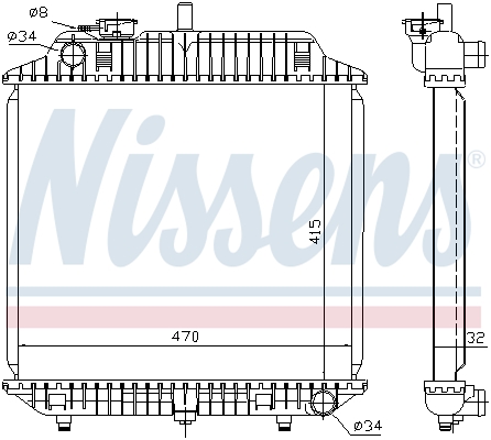 Nissens Radiateur 62516