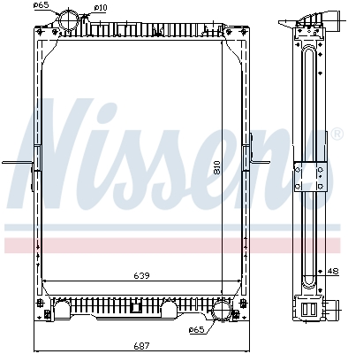 Radiateur Nissens 62524A