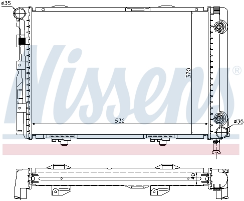 Nissens Radiateur 62557A