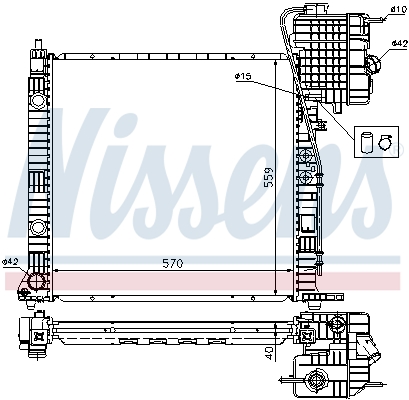 Nissens Radiateur 62559A