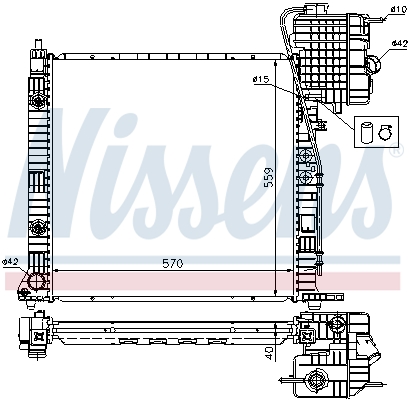 Nissens Radiateur 62561A