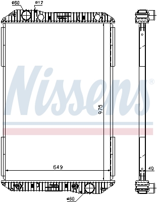 Radiateur Nissens 625710