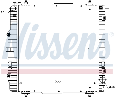 Nissens Radiateur 62599A