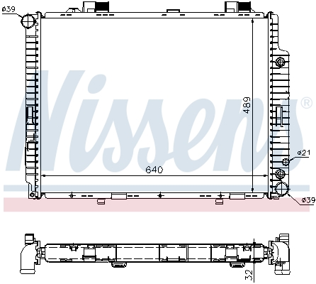 Nissens Radiateur 62608A