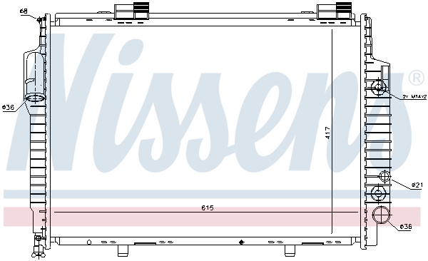 Nissens Radiateur 62616