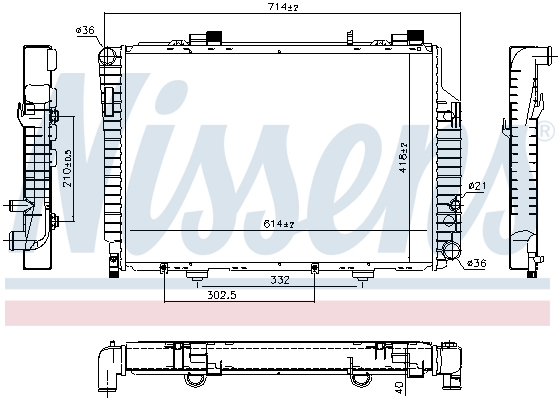 Nissens Radiateur 62618