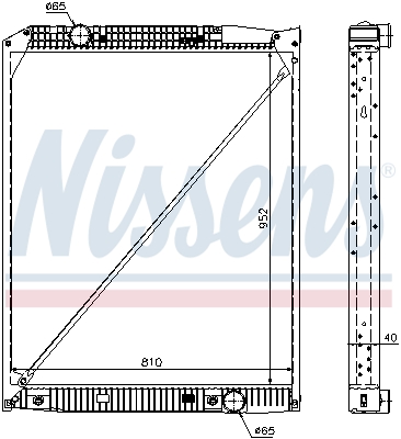 Radiateur Nissens 62649A