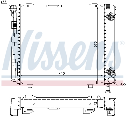 Nissens Radiateur 62650