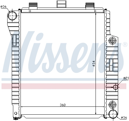 Nissens Radiateur 62654