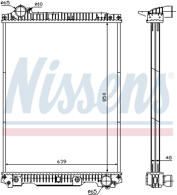 Radiateur Nissens 626570