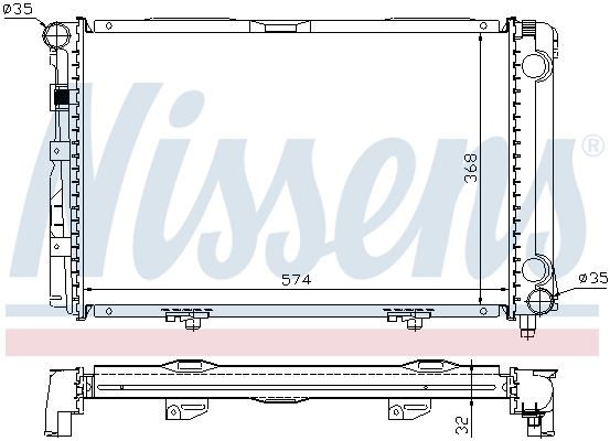 Nissens Radiateur 62671A