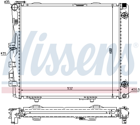 Nissens Radiateur 62683A