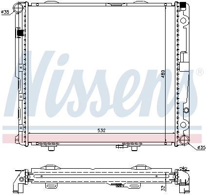 Nissens Radiateur 62693A