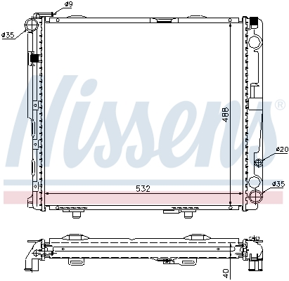 Nissens Radiateur 62696A