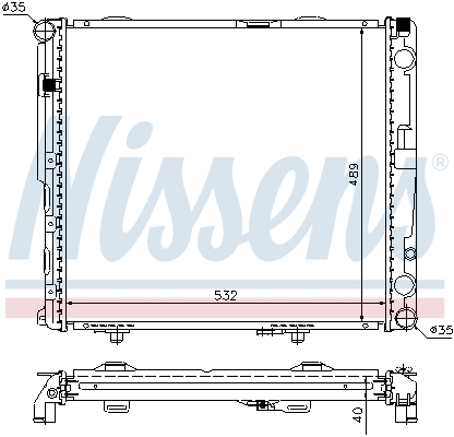 Nissens Radiateur 62697A