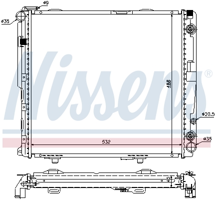 Nissens Radiateur 62699A
