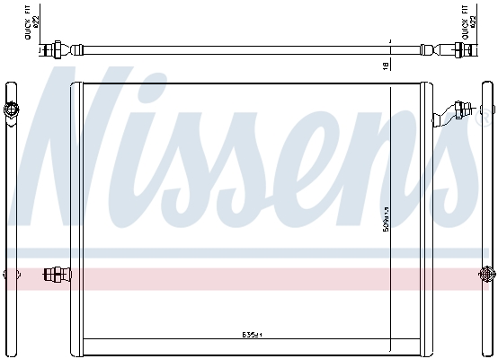 Nissens Interkoeler 627024