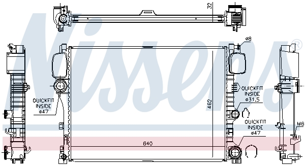 Nissens Radiateur 627025