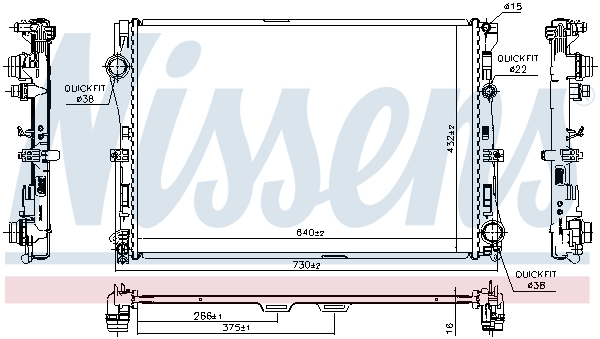 Nissens Radiateur 627029