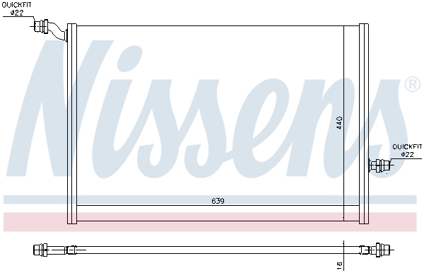 Nissens Interkoeler 627032