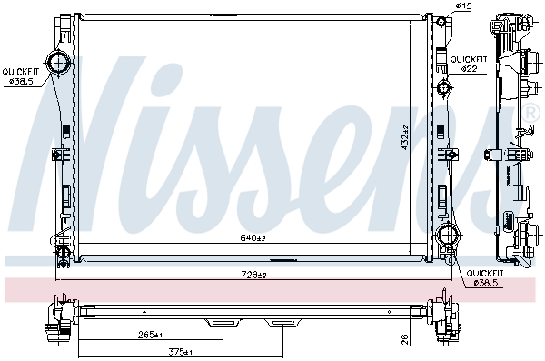 Nissens Radiateur 627033