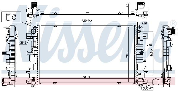 Nissens Radiateur 627062