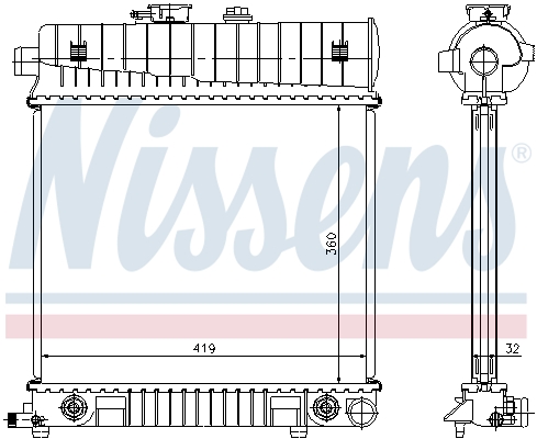 Nissens Radiateur 62708A