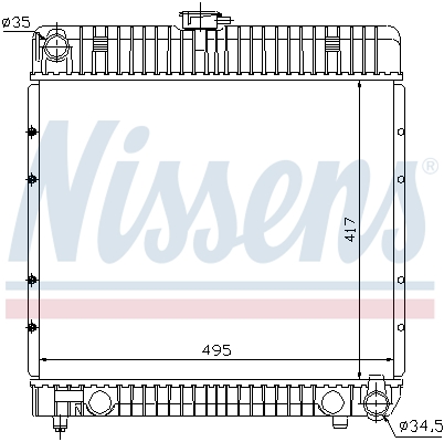 Nissens Radiateur 62710