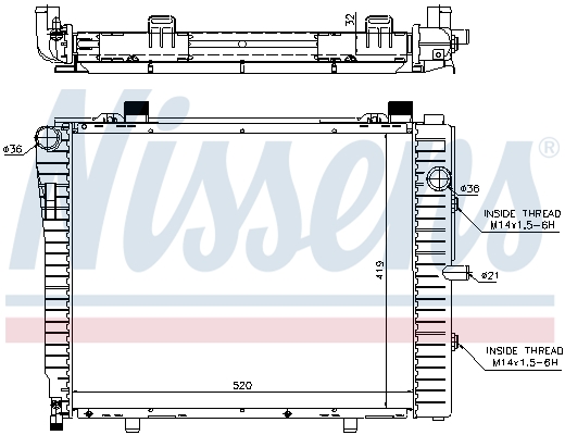 Nissens Radiateur 62712A