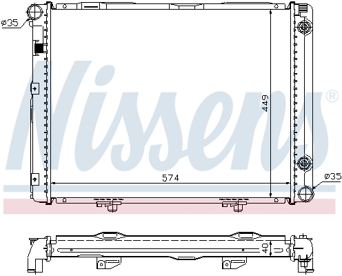 Nissens Radiateur 62721A