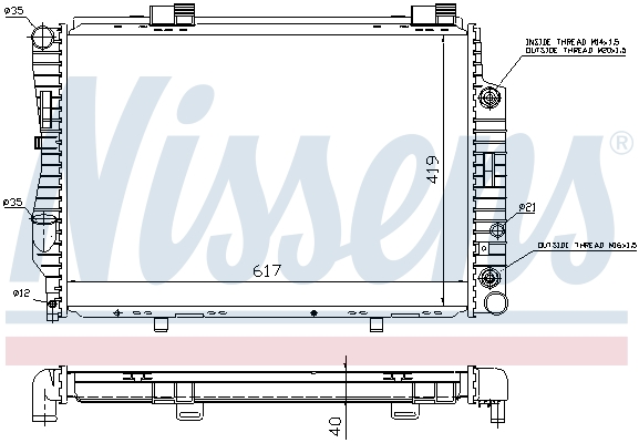 Nissens Radiateur 62739A