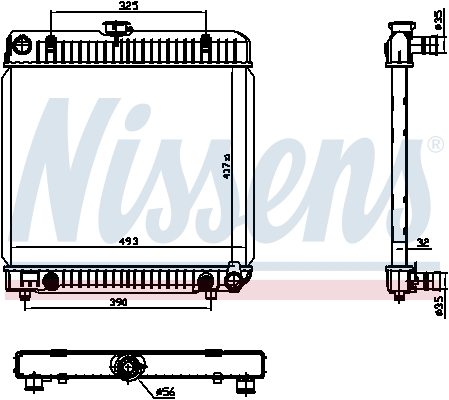 Nissens Radiateur 62740