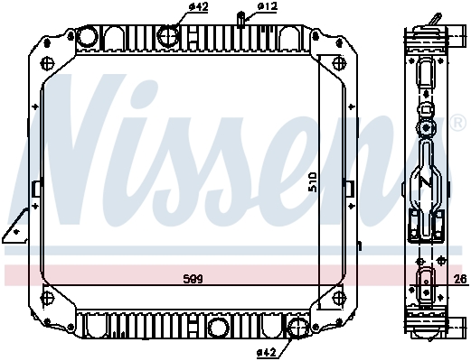 Nissens Radiateur 62747