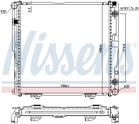 Nissens Radiateur 62751A