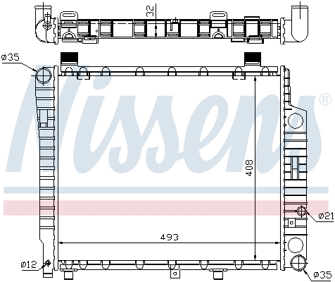 Nissens Radiateur 62754A