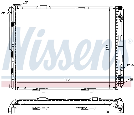 Nissens Radiateur 62762A