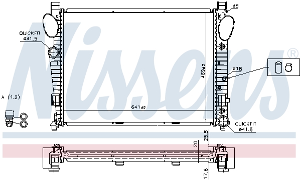 Nissens Radiateur 62774A