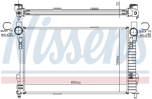 Nissens Radiateur 62784A