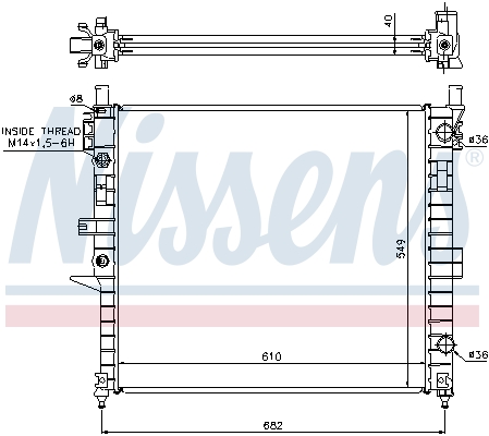 Nissens Radiateur 62787A