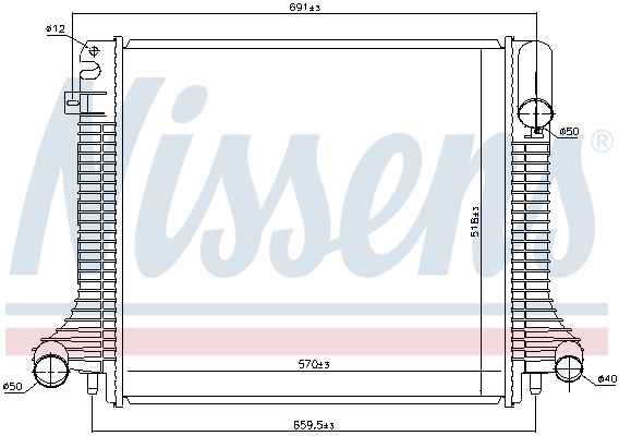 Radiateur Nissens 62798