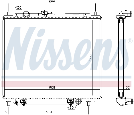 Nissens Radiateur 62802