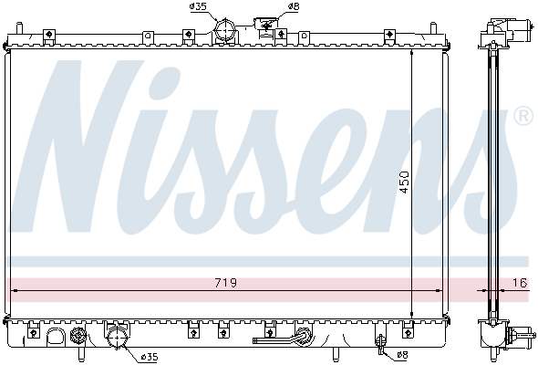 Nissens Radiateur 628031