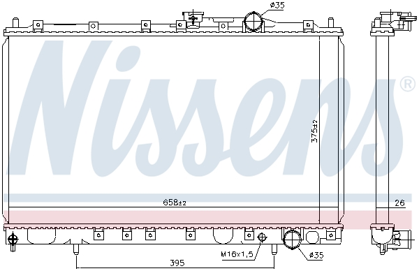 Nissens Radiateur 628431