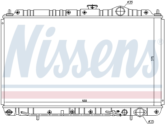Nissens Radiateur 62844
