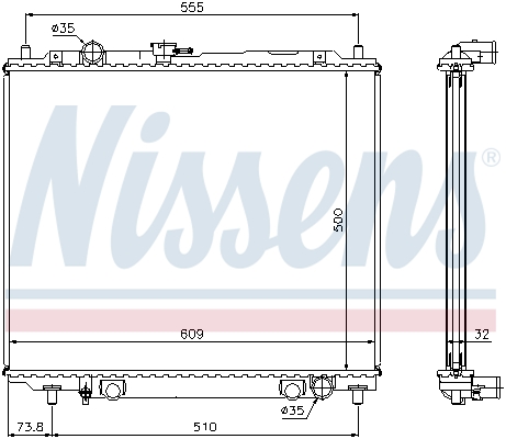 Nissens Radiateur 62852