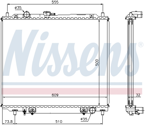 Nissens Radiateur 62853