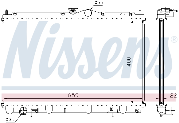 Nissens Radiateur 62857A