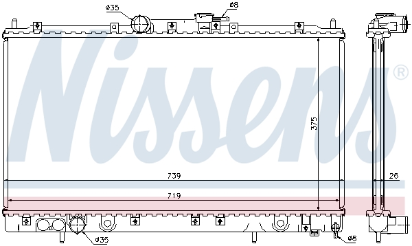 Nissens Radiateur 62868A