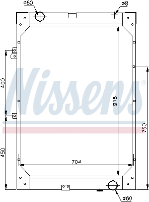 Radiateur Nissens 62871